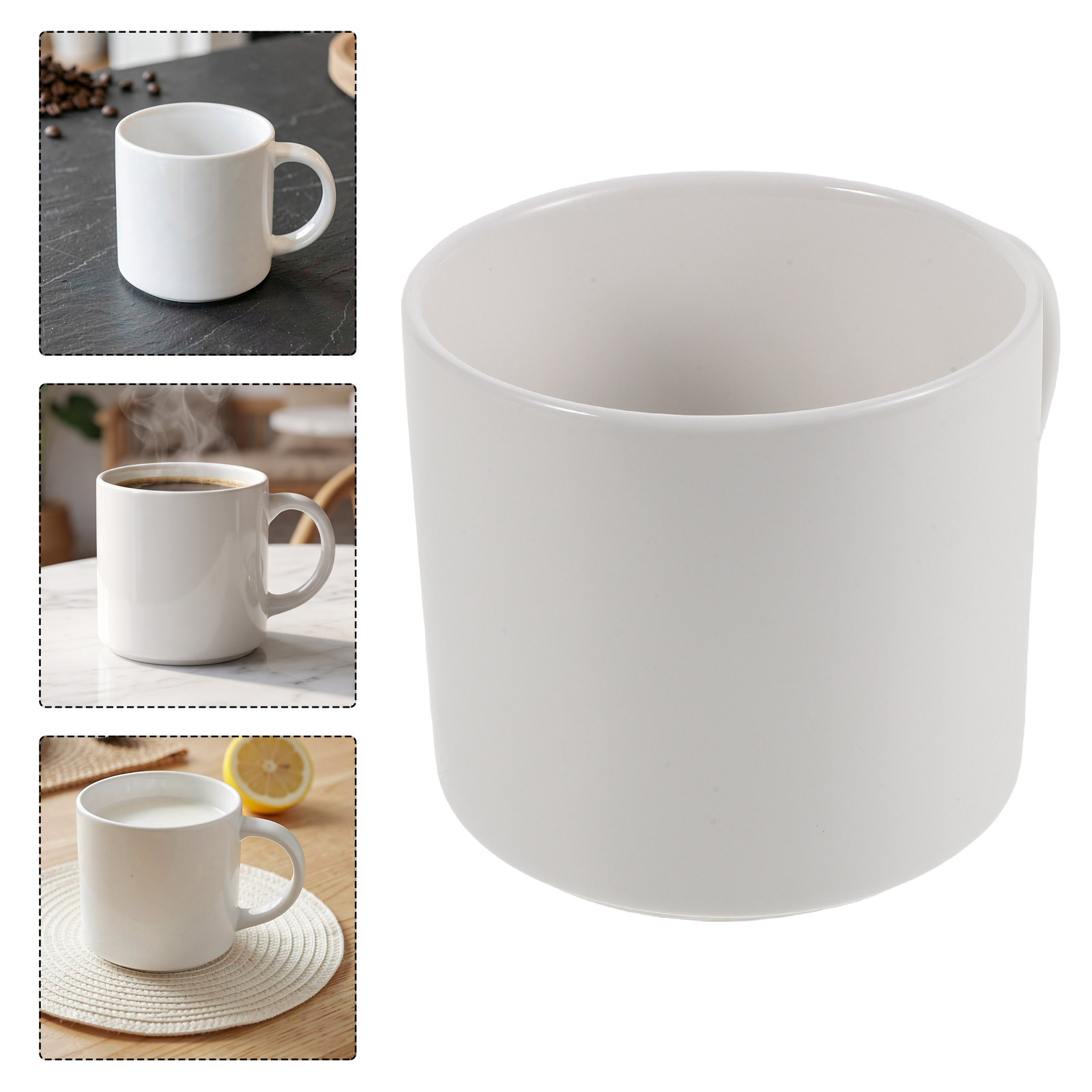 Beyaz Seramik Kahve Kupası 15  - Sublimation Mug White incelemesi ve fiyatı