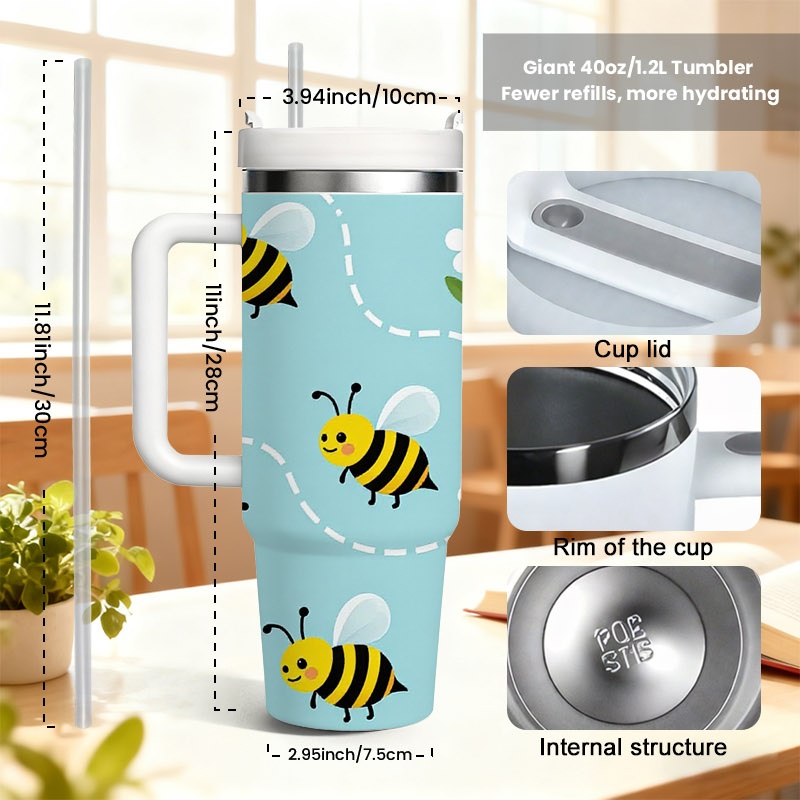 Eğlenceli Çizgi Film Arı ve Be - Sublimation Mug White incelemesi ve fiyatı